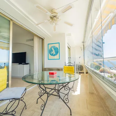 Lägenhet Sea View Marina Baie Des Anges Luxury Villeneuve-Loubet