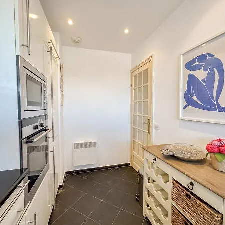 Sea View Marina Baie Des Anges Luxury Lägenhet Villeneuve-Loubet